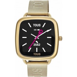 Reloj smartwatch con brazalete de acero IPG dorado D-Connect - 300358083