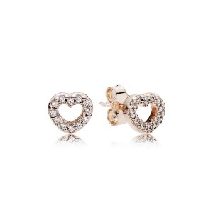 Pendientes Corazones Capturados - 280528CZ